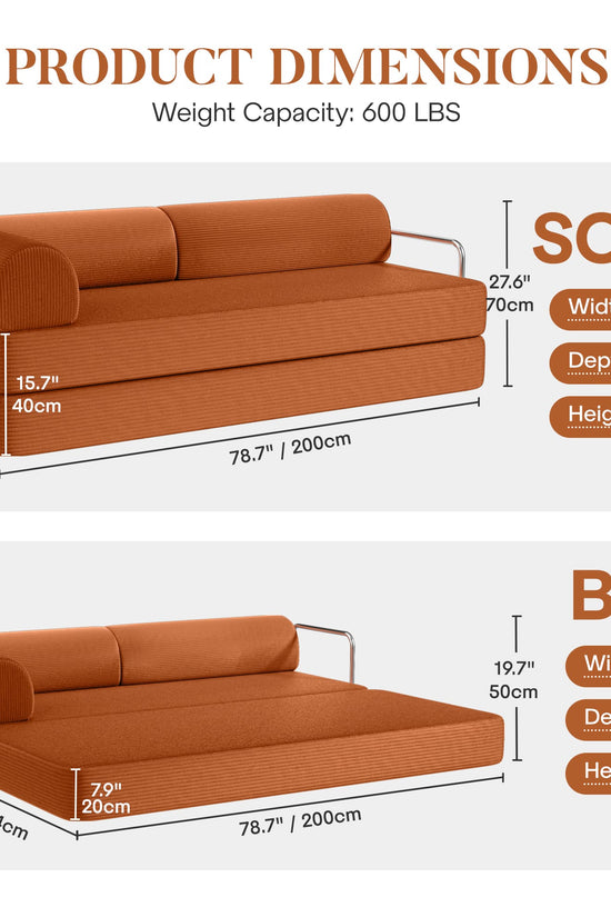 Combination Corner Sofa with High-Rebound Density Sponge