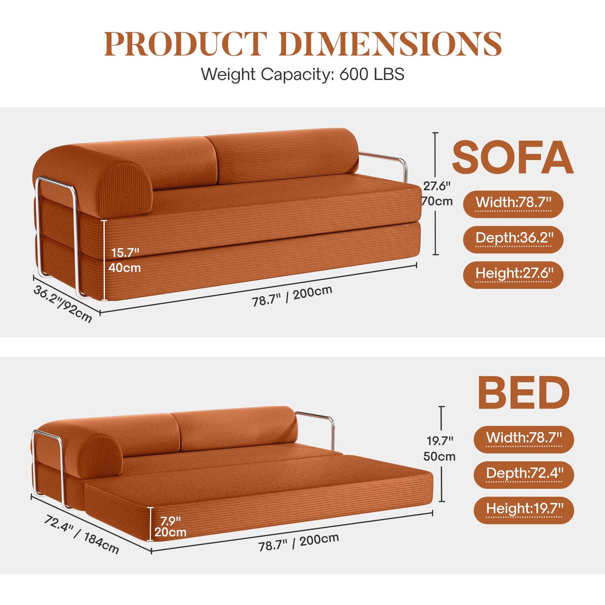 Combination Corner Sofa with High-Rebound Density Sponge