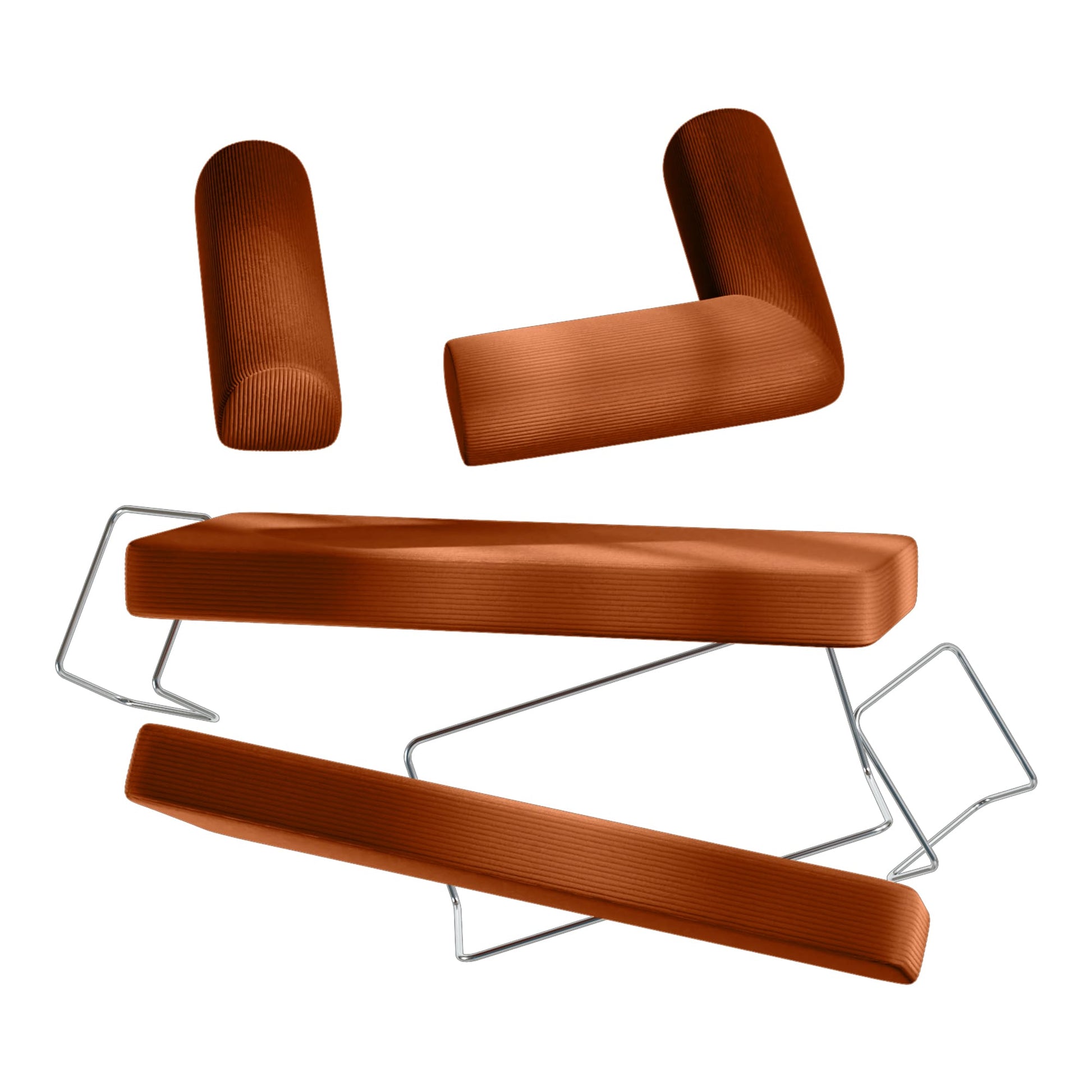 Combination Corner Sofa with High-Rebound Density Sponge