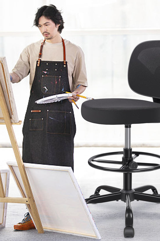 Ergonomischer Zeichenstuhl mit verstellbarem Fußring 777Z
