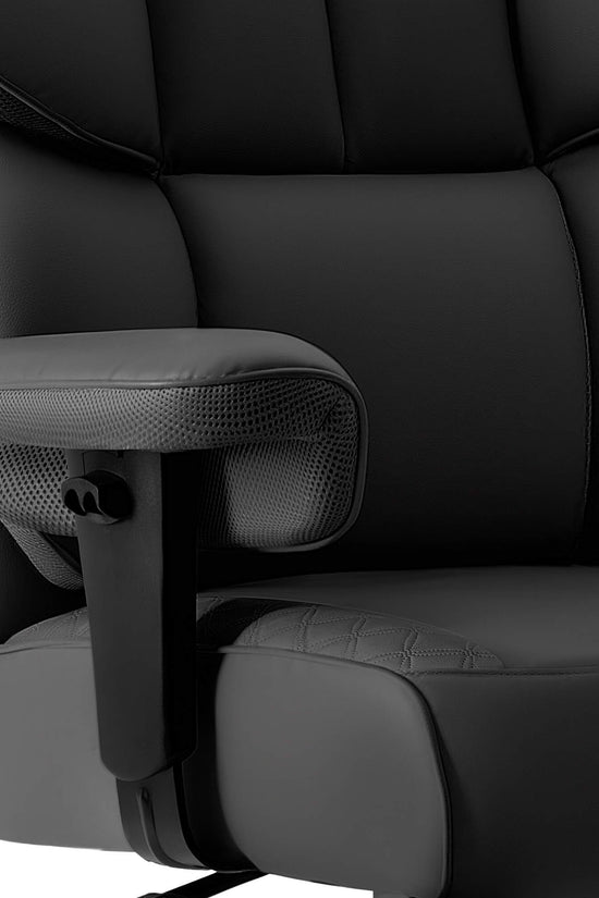 Widened Big and Tall Leather Executive Back Support Office Chair 309