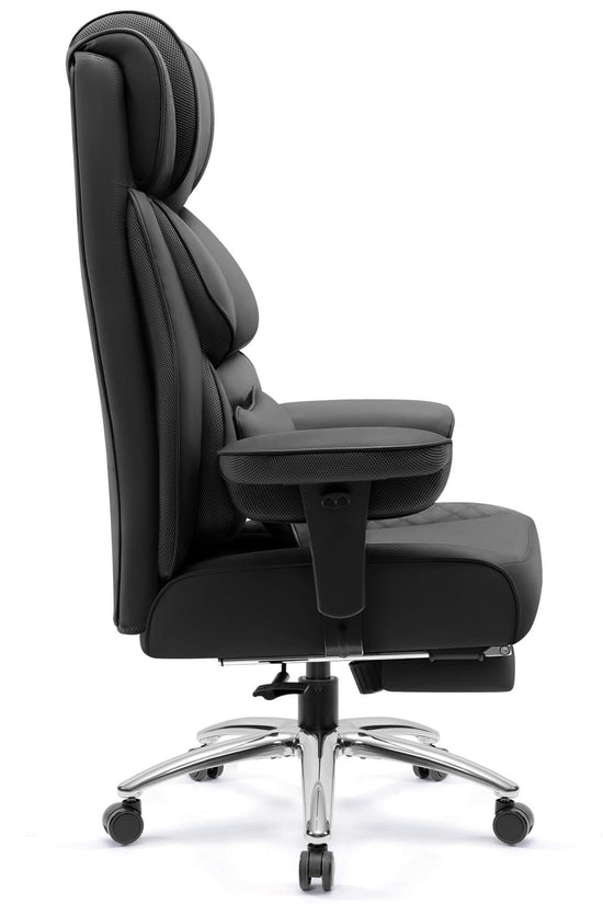 Widened Big and Tall Leather Executive Back Support Office Chair 309