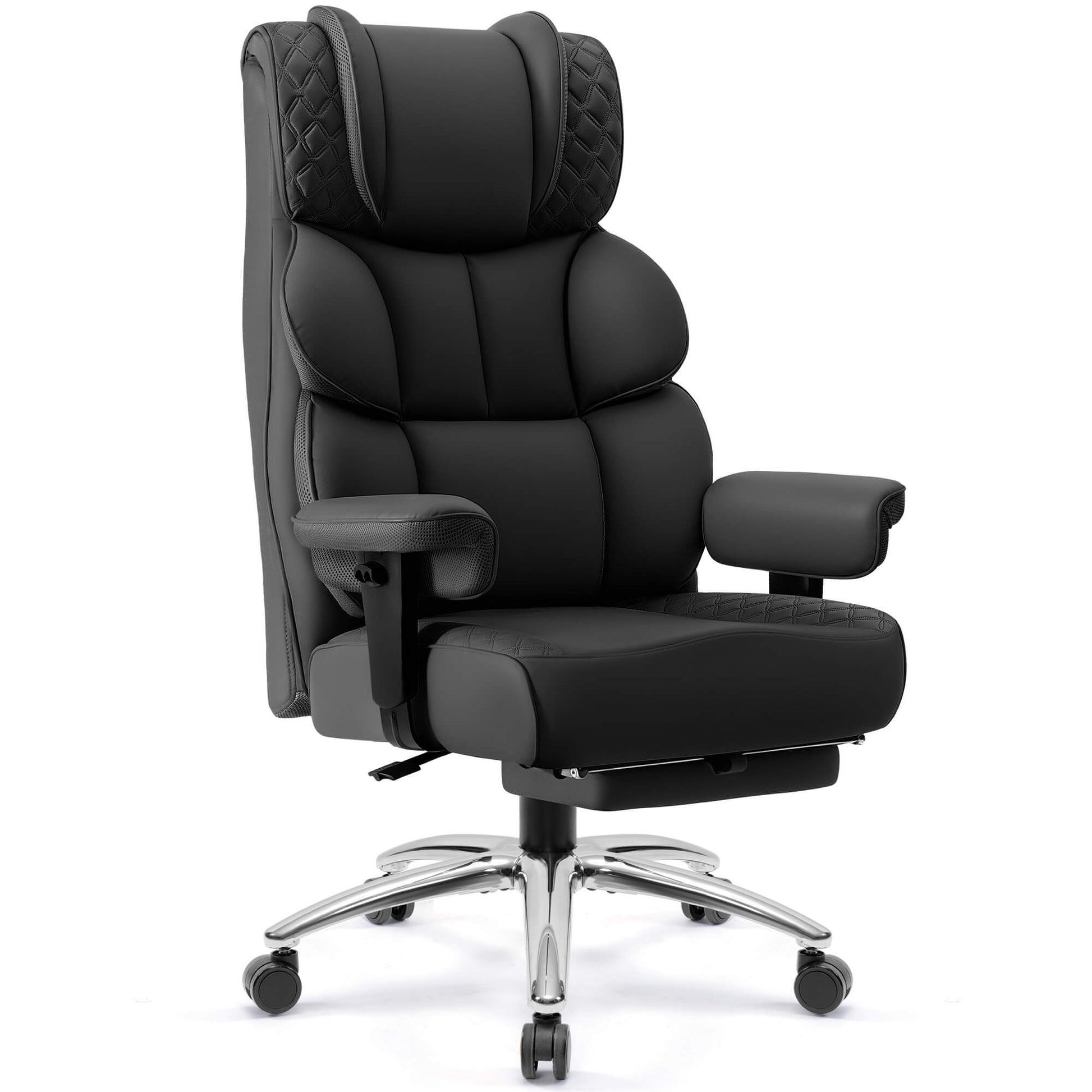 Widened Big and Tall Leather Executive Back Support Office Chair 309