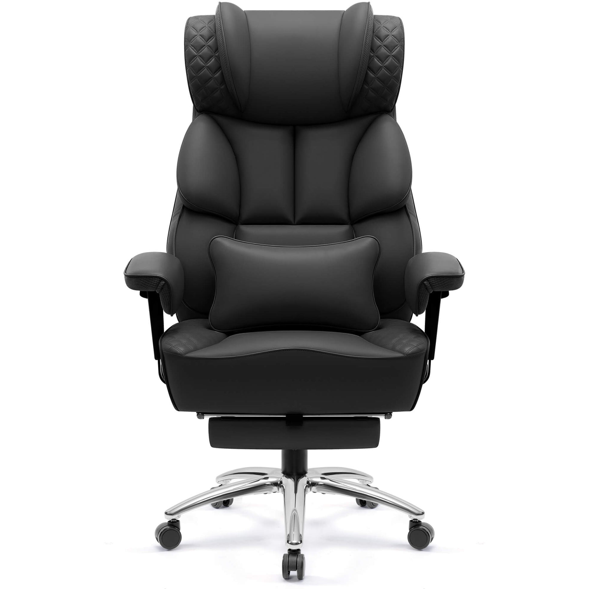 Widened Big and Tall Leather Executive Back Support Office Chair 309