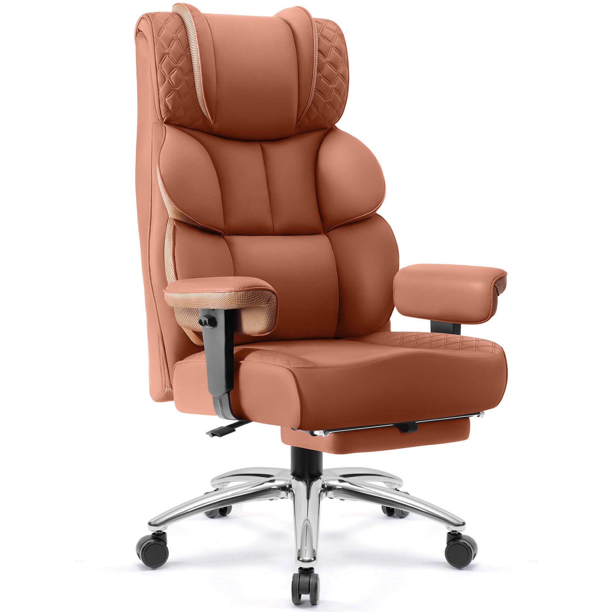 Widened Big and Tall Leather Executive Back Support Office Chair 309