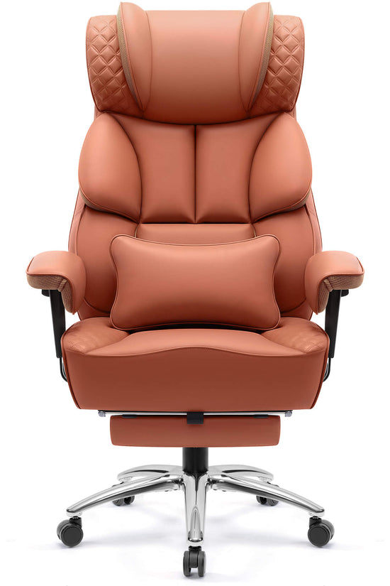 Widened Big and Tall Leather Executive Back Support Office Chair 309