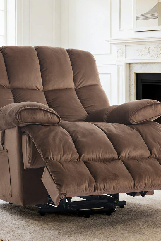 Infinite Position Power Lift Recliner Chair with Massage and Heating for Elderly