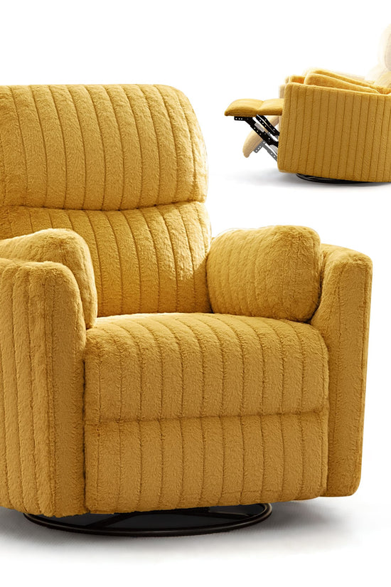 Nursery Power Glider Recliner Chair with USB Ports and Footrest