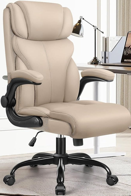 Big and Tall Leather Executive Back Support Office Chair 5066H