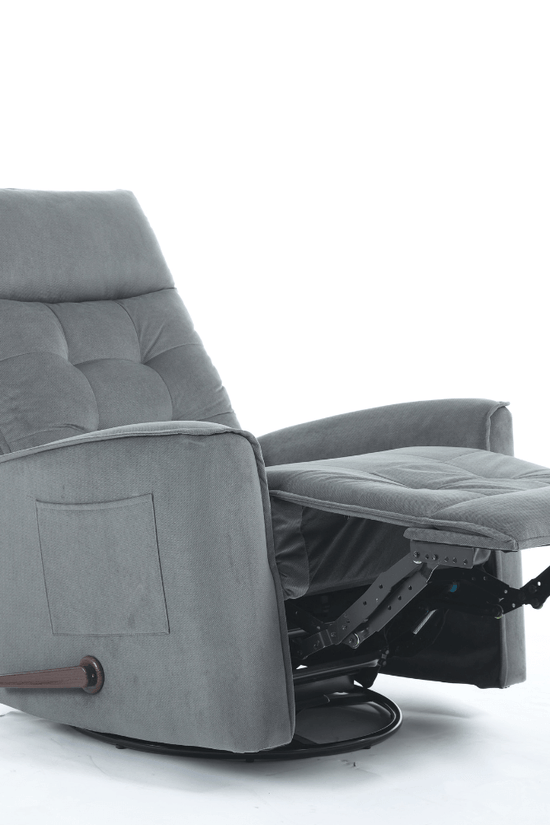 Manual Swivel Rocker Recliner Chair Glider Rocking Chair for Nursery