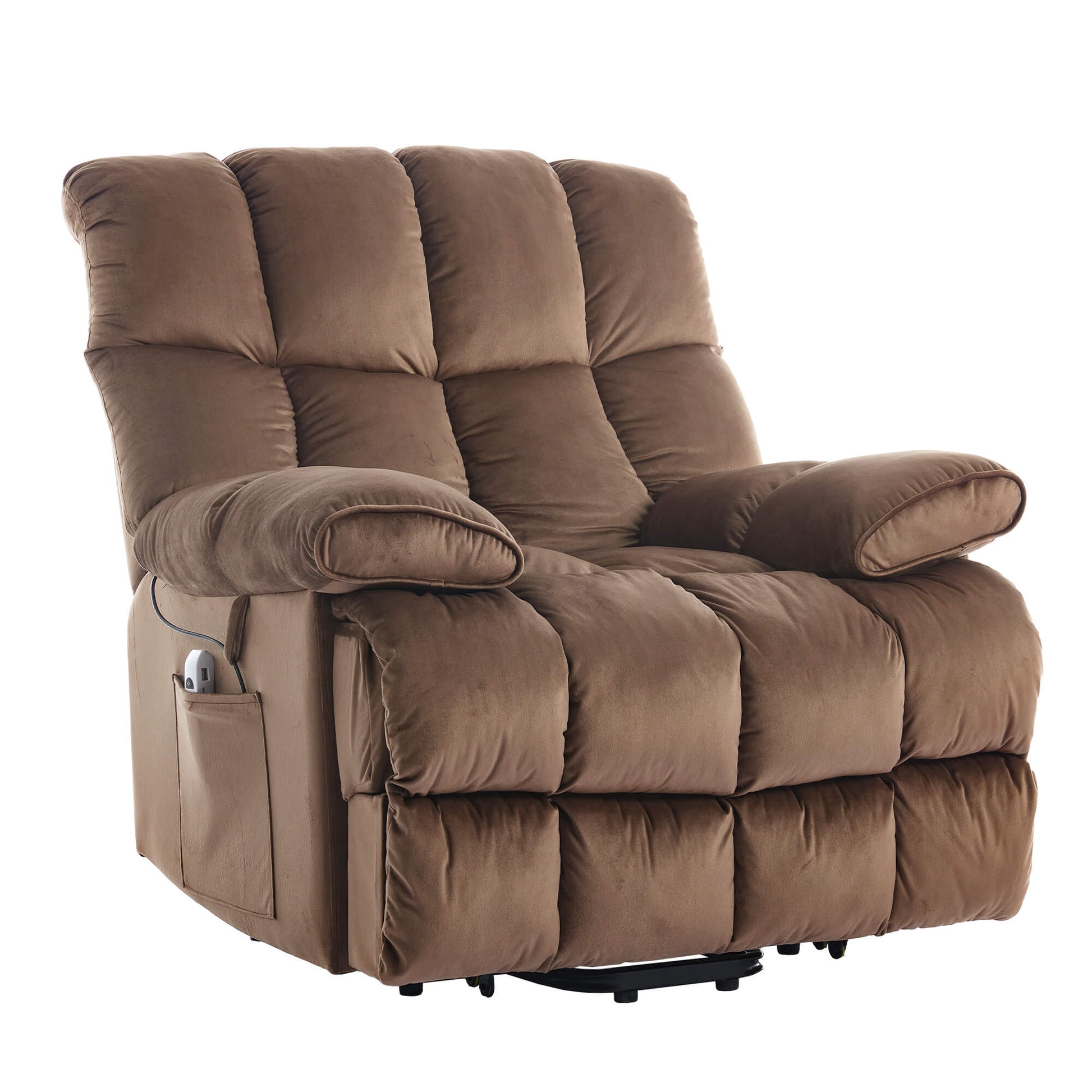 Infinite Position Power Lift Recliner Chair with Massage and Heating for Elderly