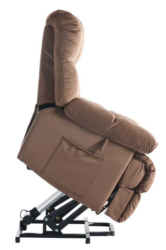 Infinite Position Power Lift Recliner Chair with Massage and Heating for Elderly