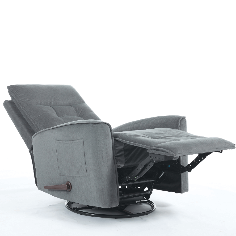 Manual Swivel Rocker Recliner Chair Glider Rocking Chair for Nursery