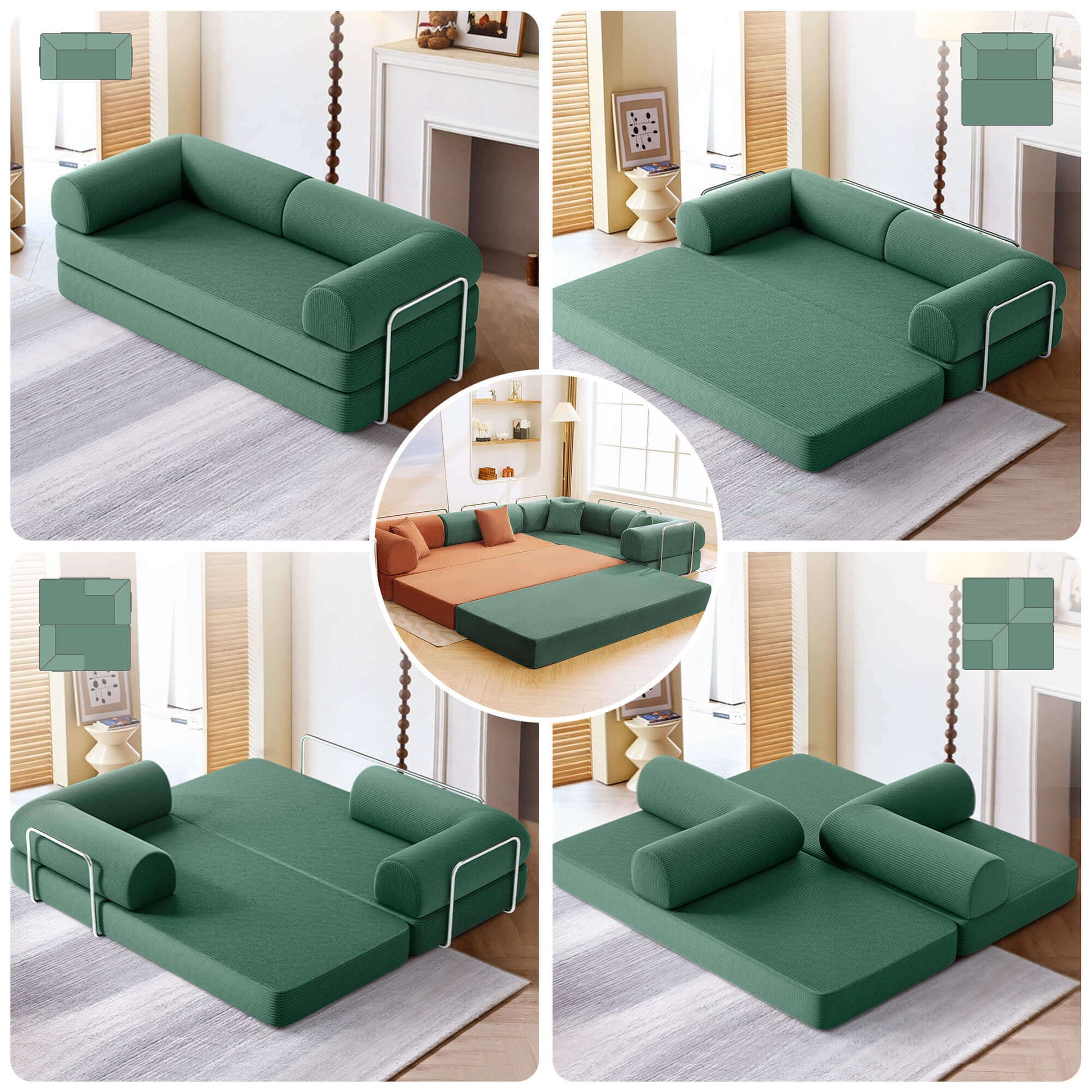 Combination Sofa High Rebound Density Sponge Sofa Couch