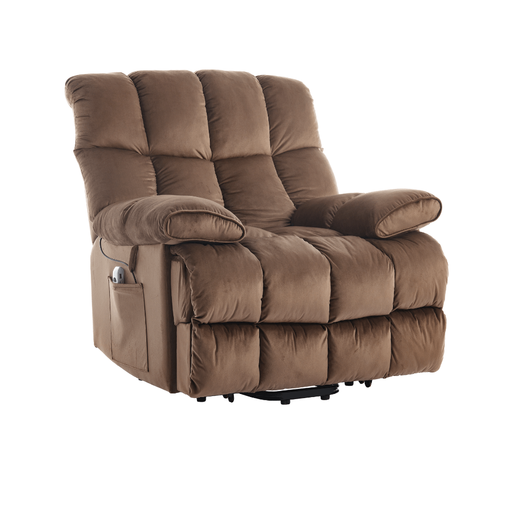 Infinite Position Power Lift Recliner Chair with Massage and Heating for Elderly