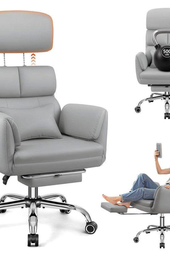 Big and Tall Executive Office Chair with Ergonomic Lumbar Support 6088
