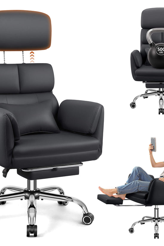 Big and Tall Executive Office Chair with Ergonomic Lumbar Support 6088
