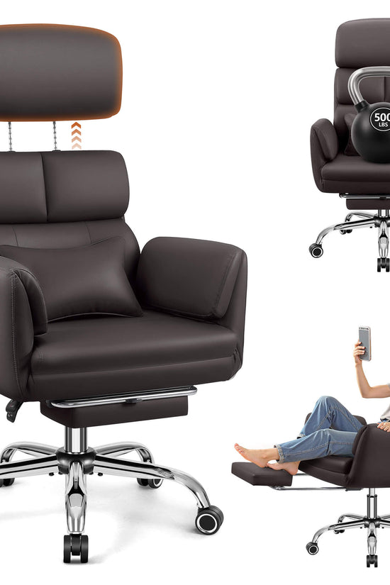 Big and Tall Executive Office Chair with Ergonomic Lumbar Support 6088