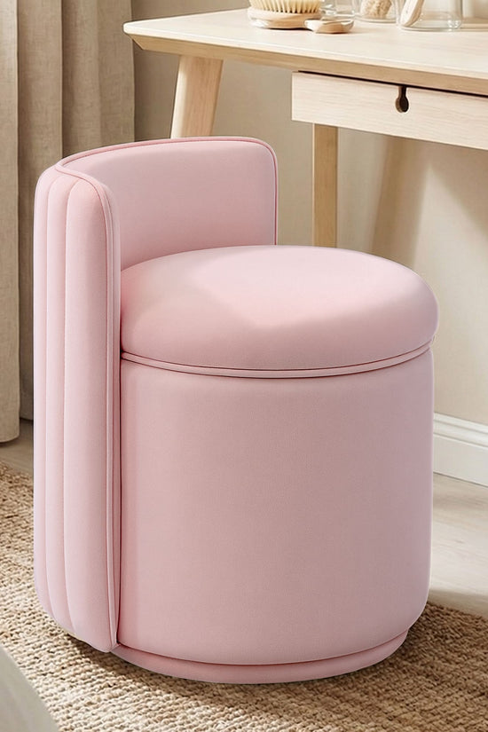 Velvet Vanity Chair With Storage