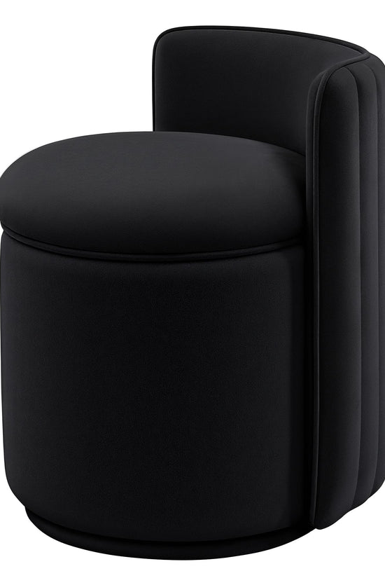 Velvet Vanity Chair With Storage