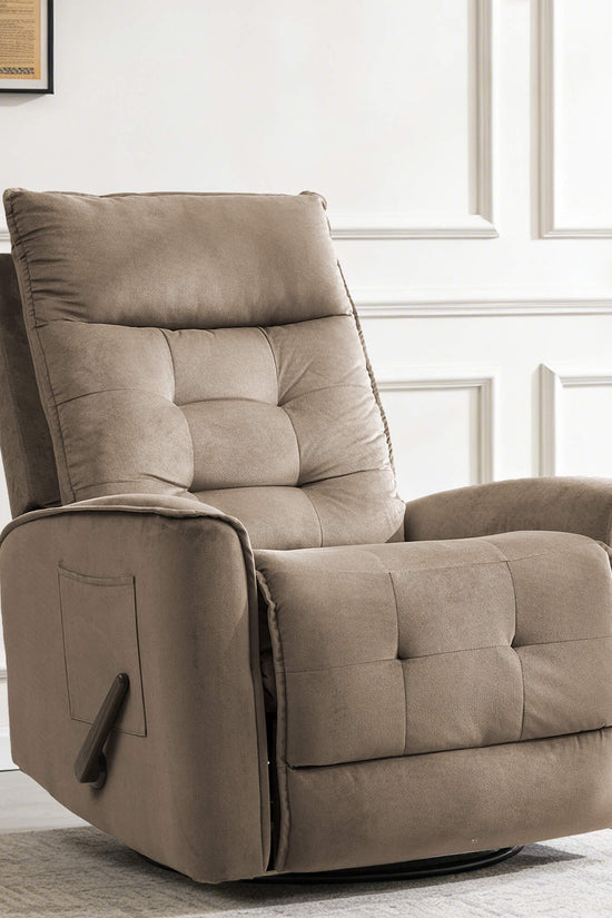 Manual Swivel Rocker Recliner Chair Glider Rocking Chair for Nursery