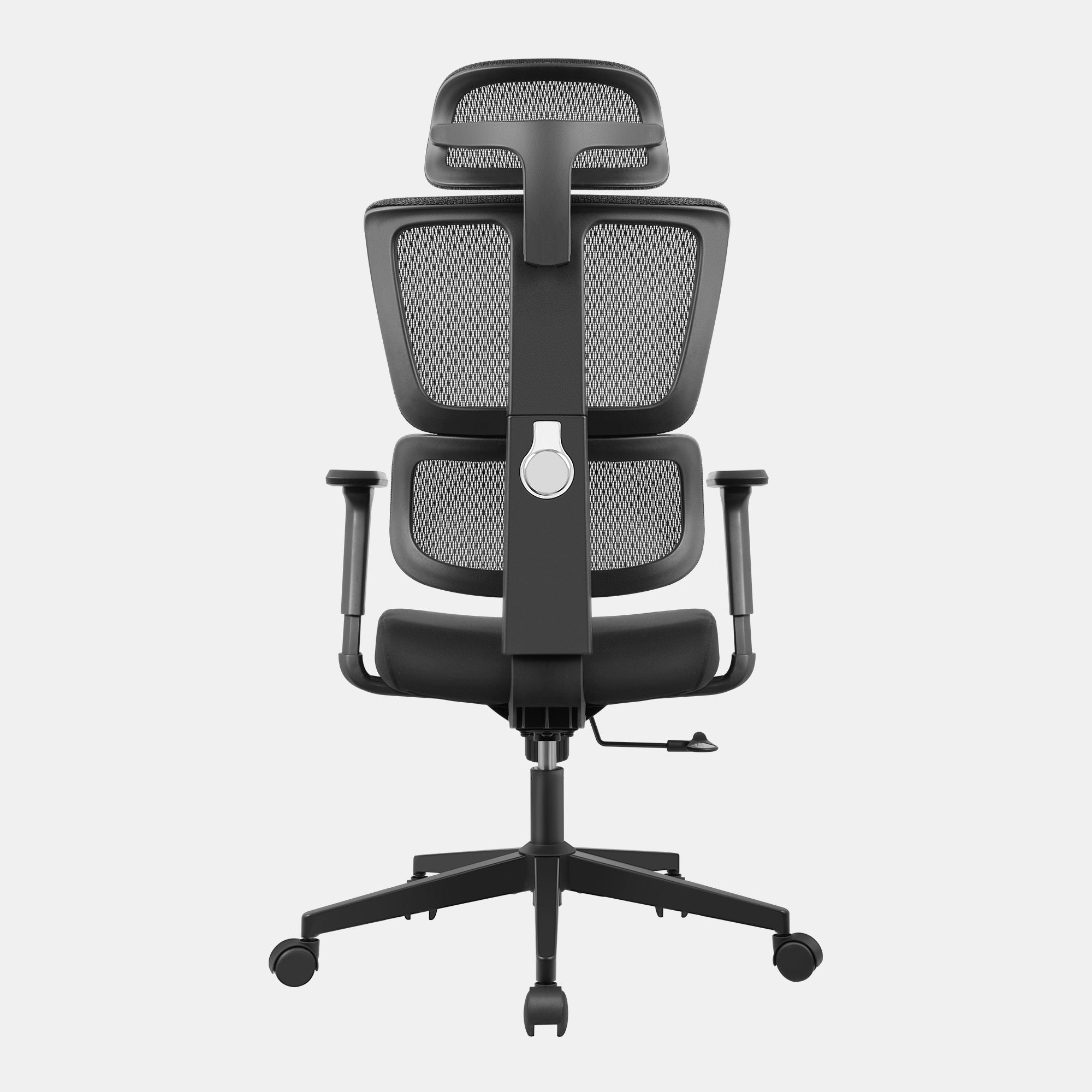 Ergonomic Office Chair, Computer Desk Chair with Adjustable Sponge Lumbar  Support and Thick Cushion, 3-Speed Adjustment Back Chair with Adjustable  Headrest and PU 3D Armrests 