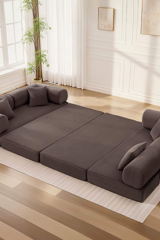 Combination Corner Sofa with High-Rebound Density Sponge