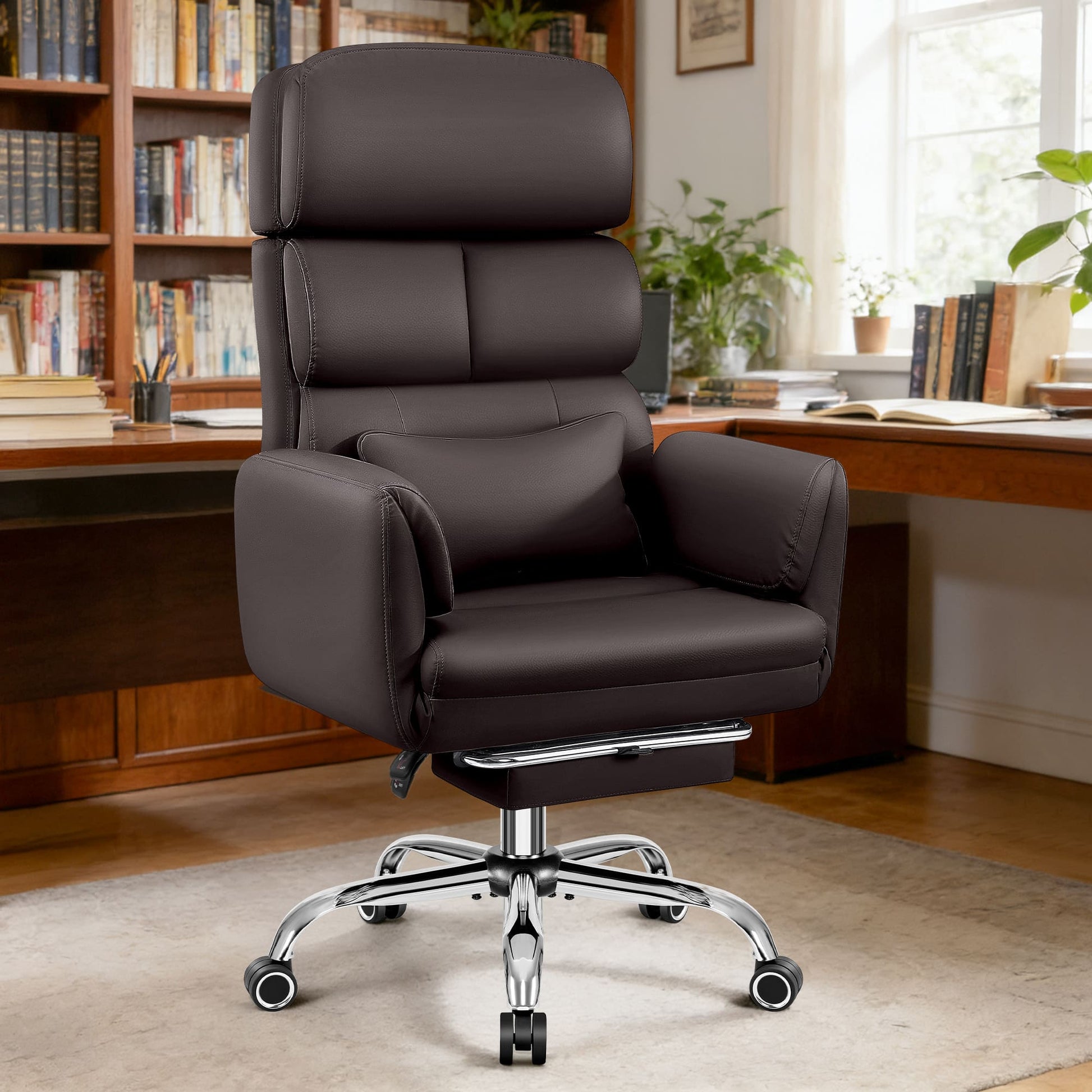 Big and Tall Executive Office Chair with Ergonomic Lumbar Support 6088