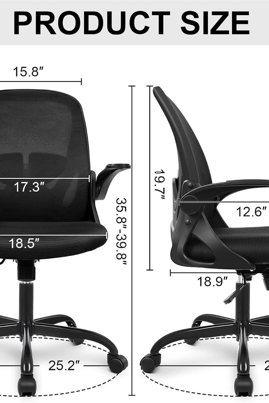 Primy Office Chair Ergonomic Desk Chair with Adjustable Lumbar Support and Height