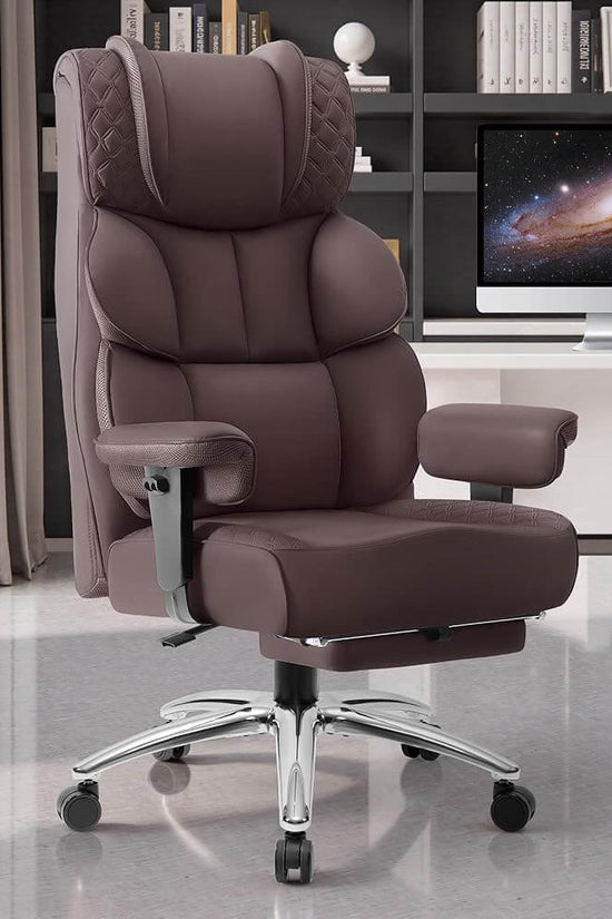 Big and Tall Leather Executive Back Support Office Chair