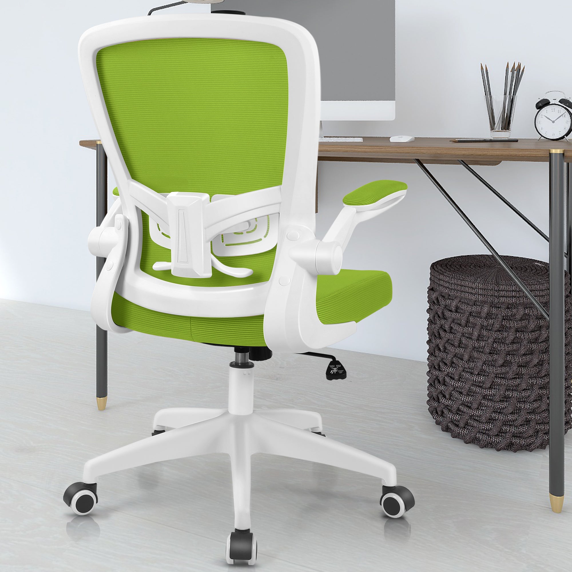 FLEXISPOT Office Chair Home Office Desk Chairs with Wheels Computer Chair  with Lumbar Support Swivel Headrest Green - Yahoo Shopping