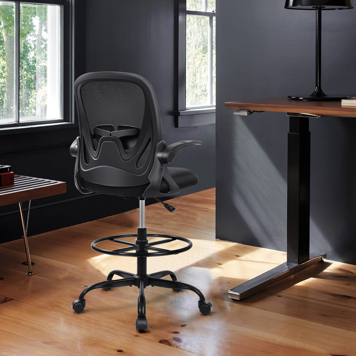 Drafting Chair - Tall Office Chair for Adjustable Standing Desks
