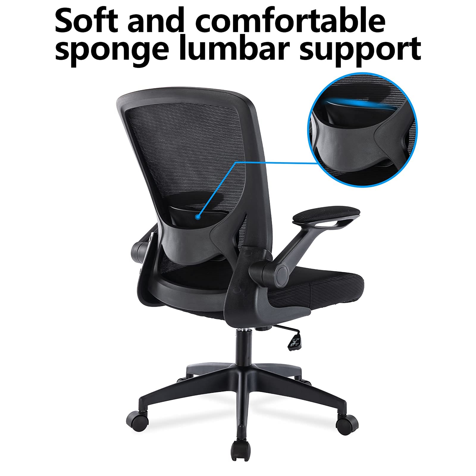 Ergonomic Breathable Mesh with Lumbar Support Computer Office Chair Ho –  primyoffice