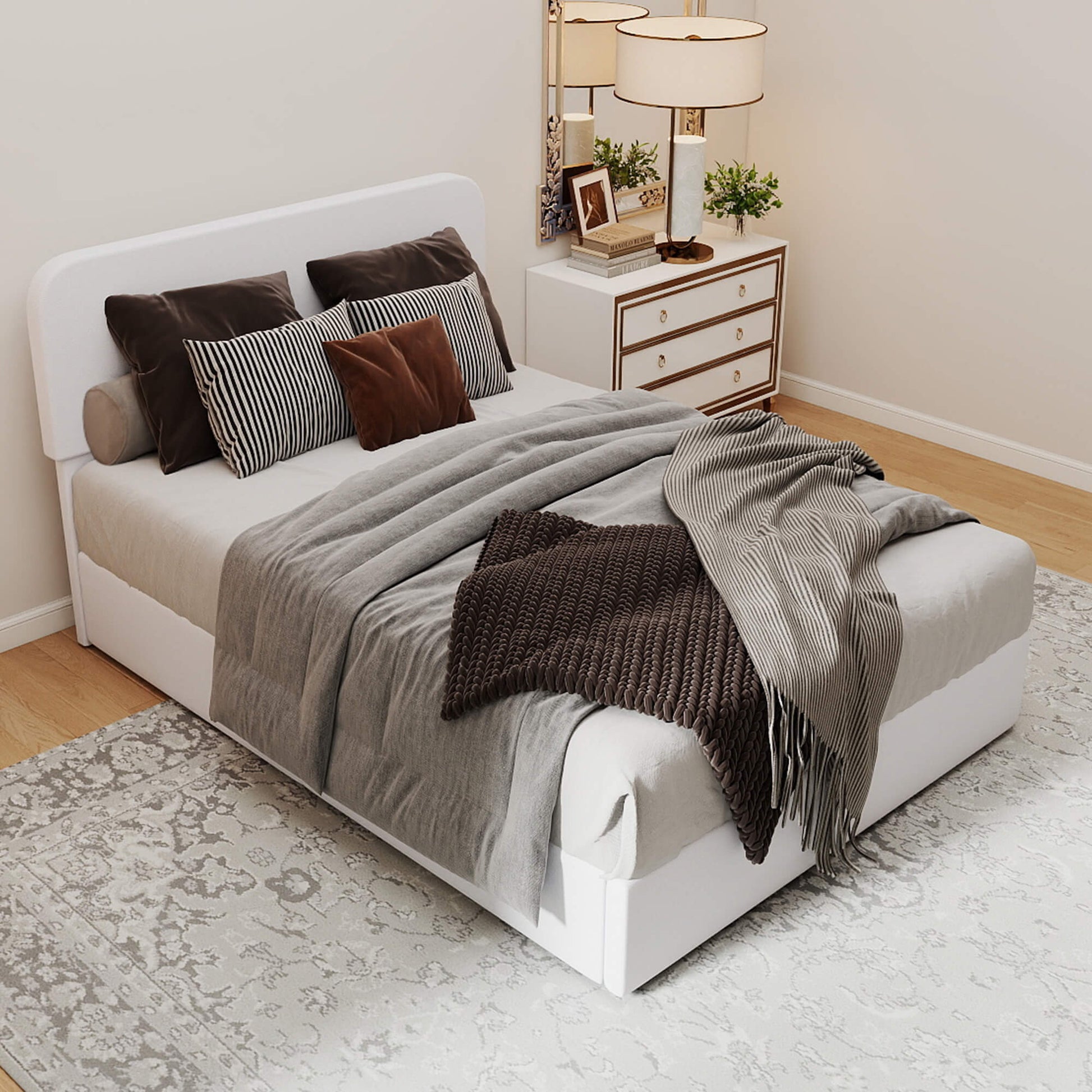 Nuvora Bed with Spacious Storage Drawers