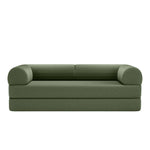 Primyhome Large Olive Green convertible foldable sofa bed