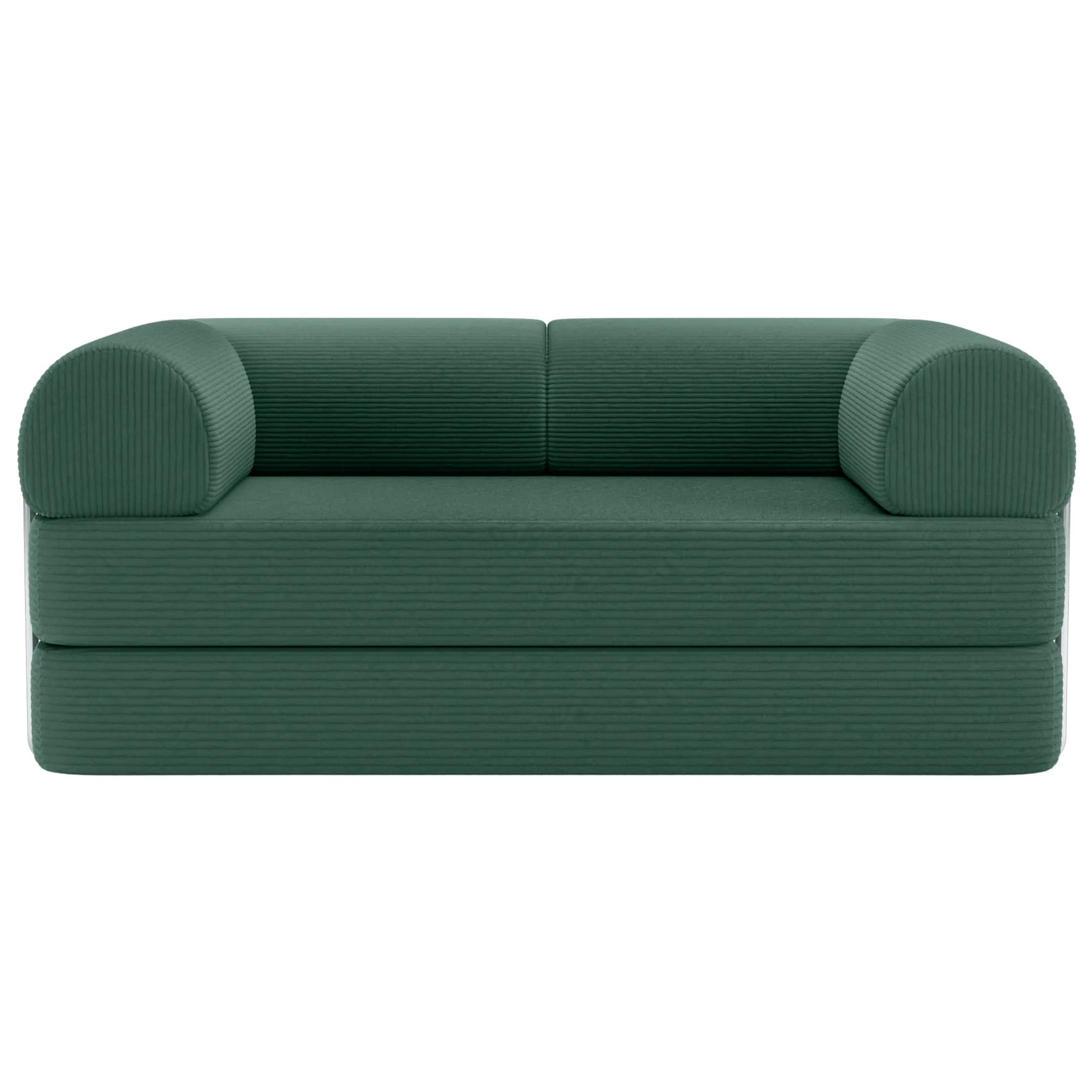 Primyhome mid-size Green convertible foldable sofa bed
