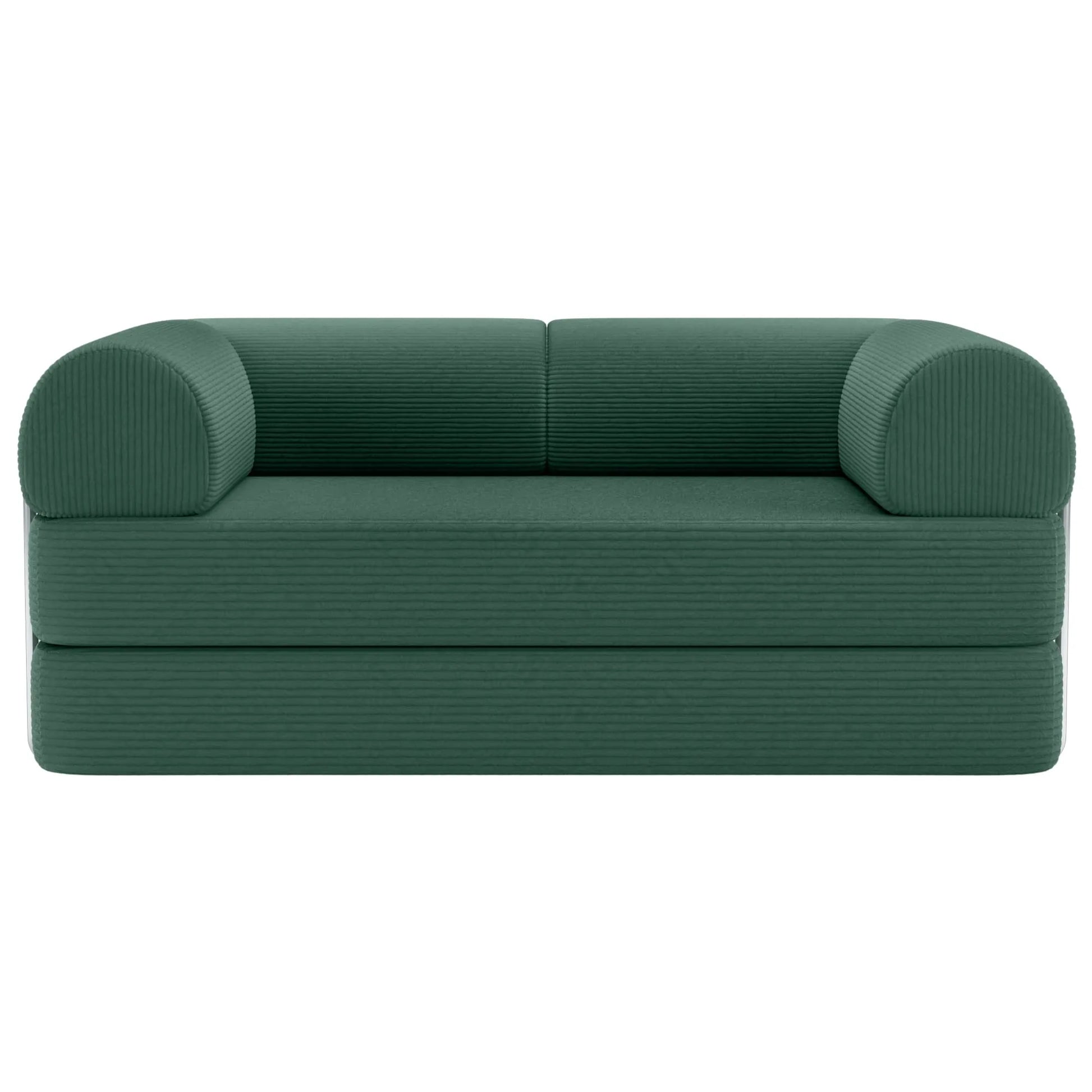 Primyhome mid-size Green convertible foldable sofa bed