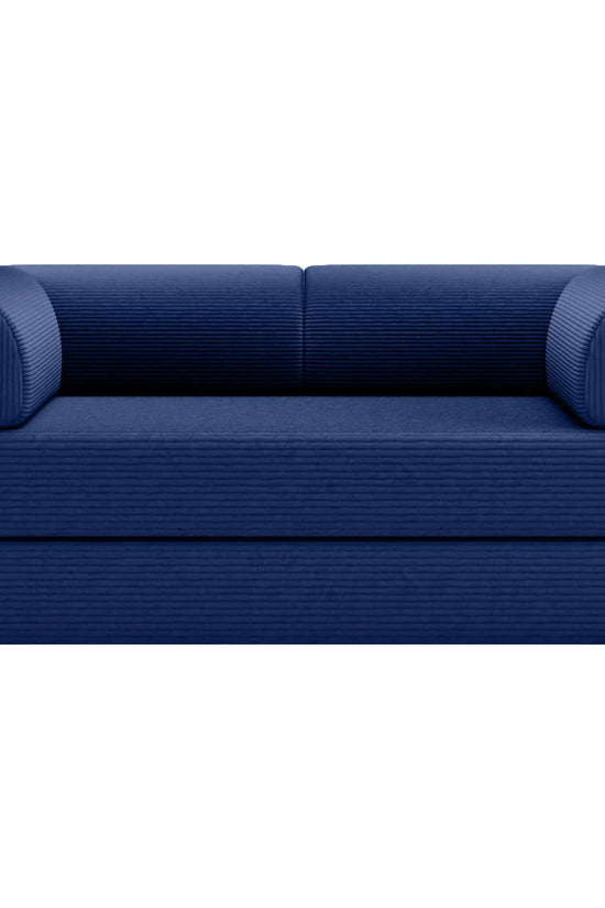 Primyhome mid-size Navy Blue onvertible foldable sofa bed