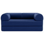 Primyhome mid-size Navy Blue onvertible foldable sofa bed