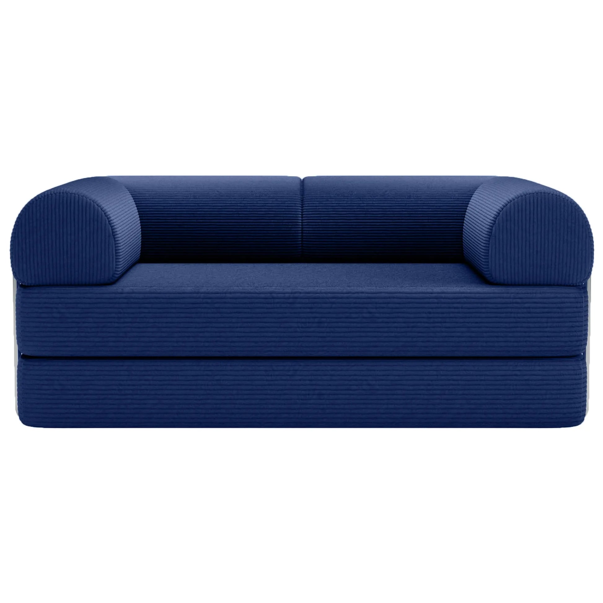 Primyhome mid-size Navy Blue onvertible foldable sofa bed