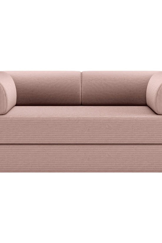 Primyhome mid-size Pink convertible foldable sofa bed