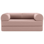 Primyhome mid-size Pink convertible foldable sofa bed