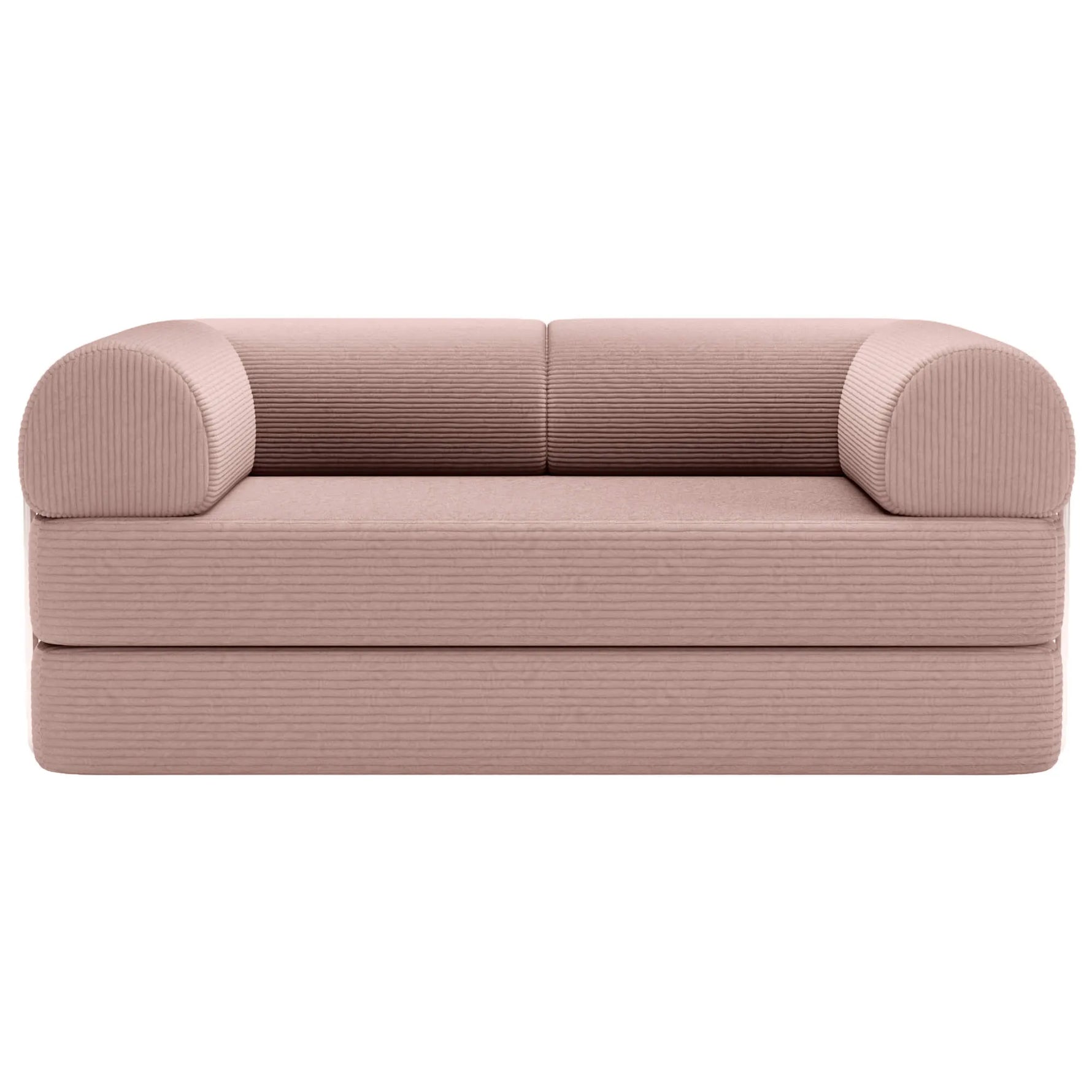 Primyhome mid-size Pink convertible foldable sofa bed