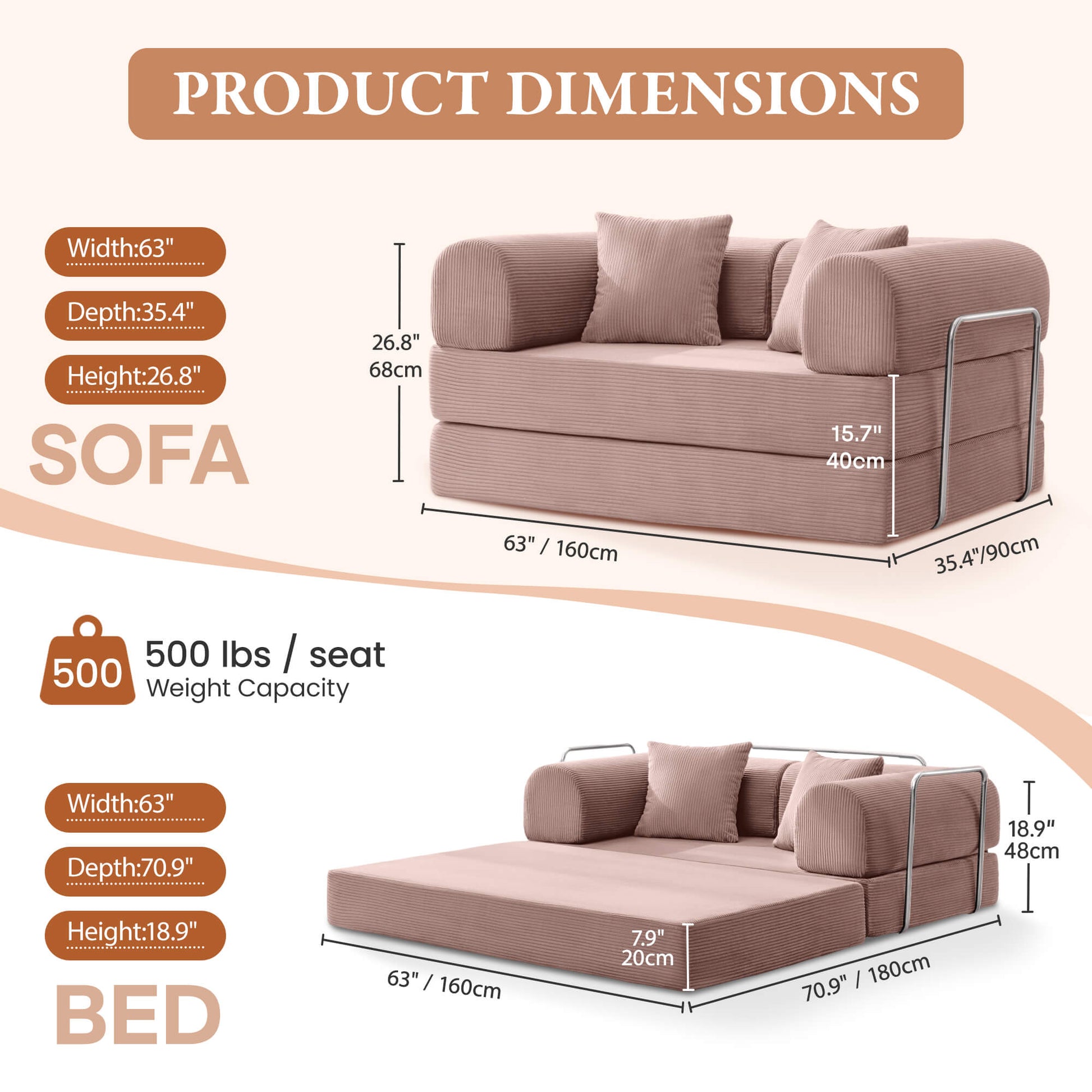 Valentine’s Special-Combination Sofa High Rebound Density Sponge Sofa Couch
