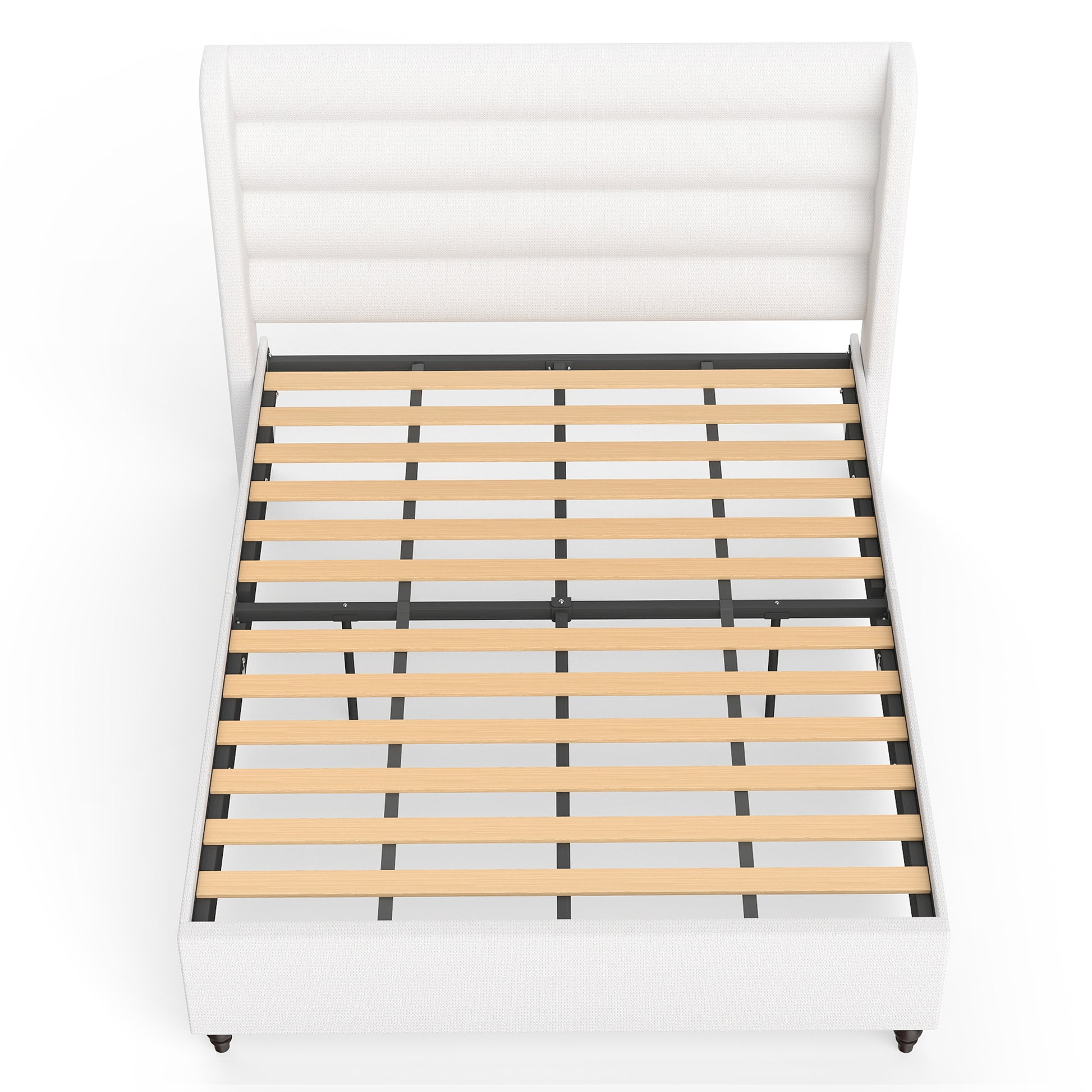 Arlo Solid Wood Bed with Tapered Legs