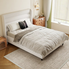 Arlo Solid Wood Bed with Tapered Legs