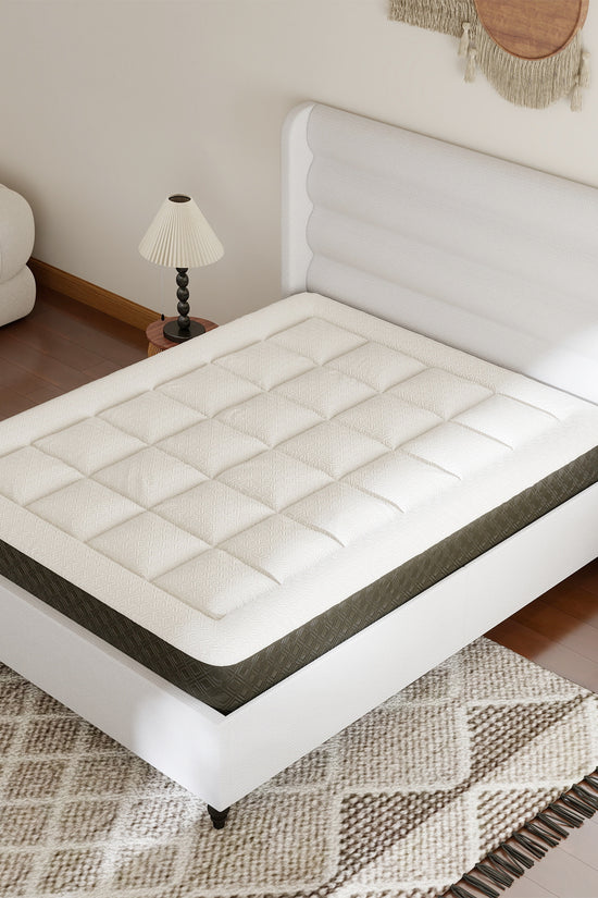 Arlo Solid Wood Bed with Tapered Legs