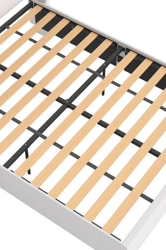 Arlo Solid Wood Bed with Tapered Legs