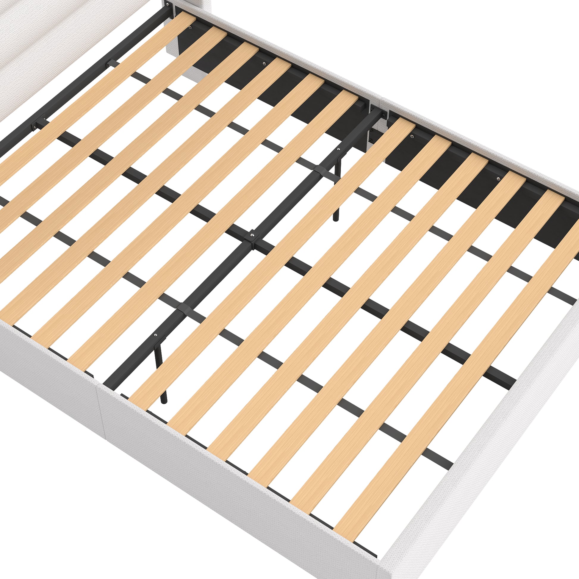 Arlo Solid Wood Bed with Tapered Legs