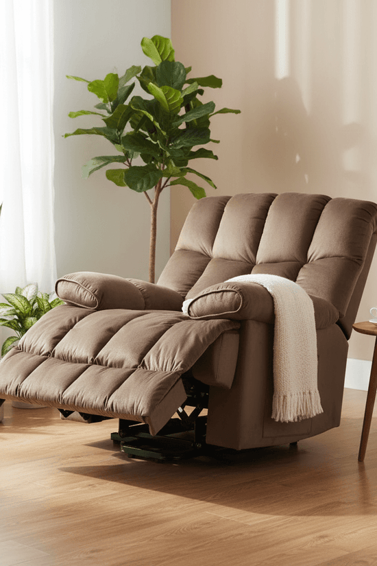 Infinite Position Power Lift Recliner Chair with Massage and Heating for Elderly